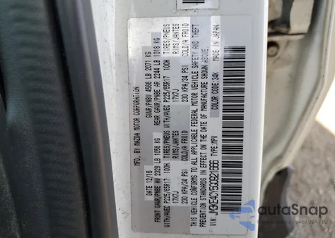 2016 Mazda Cx-5 Touring z USA, uszkodzony, nr VIN JM3KE4CY5G0921666